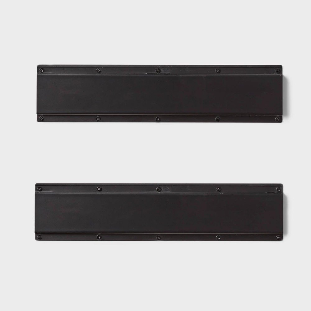 2pk Heavy Duty Rails - Brightroom: Wall Mounted Garage Storage, 90lb Capacity